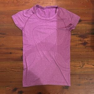 lululemon athletica Purple Short Sleeve Tee